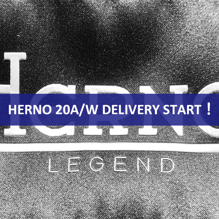 NEW ARRIVAL｜HERNO 20A/W DELIVERY START！