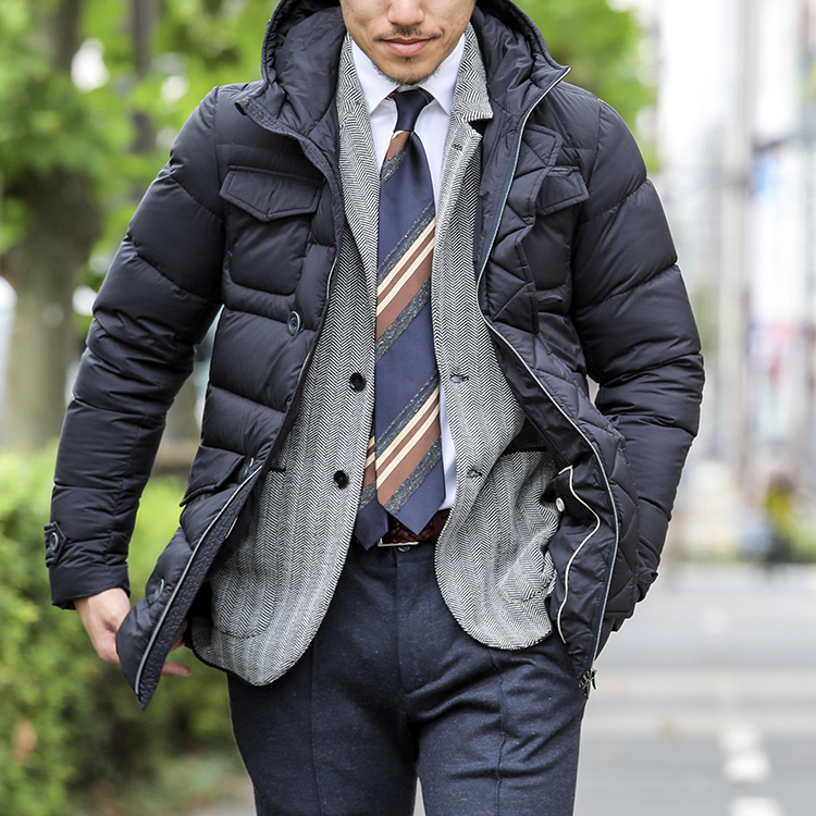 ビジネスで最も使えるHERNOのミリタリーダウン