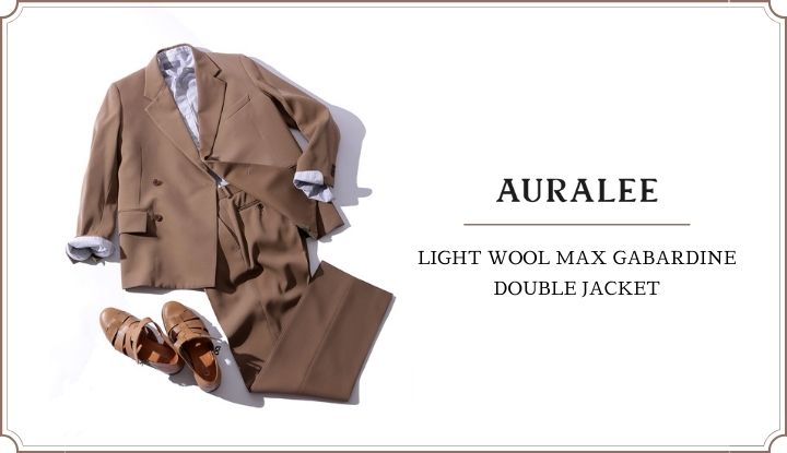 AURALEE 21SS ダブルブレストジャケット