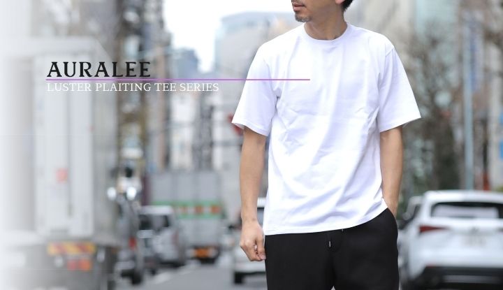 AURALEE オーラリー LUSTER PLAITING TEE