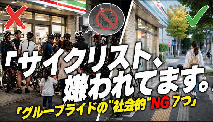 【気づいてないかも】グループライドで街の人・車に嫌われる7つの行動。サイクリスト全体の評判が下がる前に