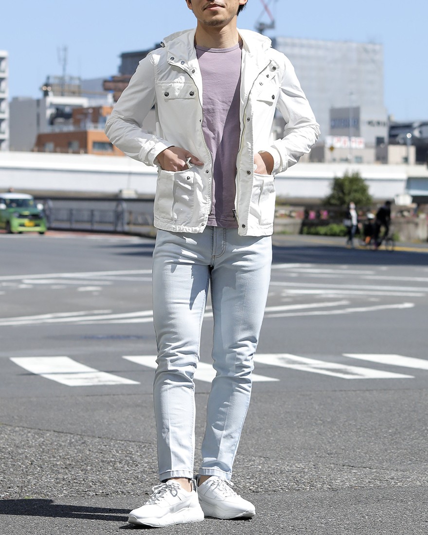 サンデッドジャージー クルーネックteeシャツ James Color ジェイムス Three Dots スリードッツ Tokyolife