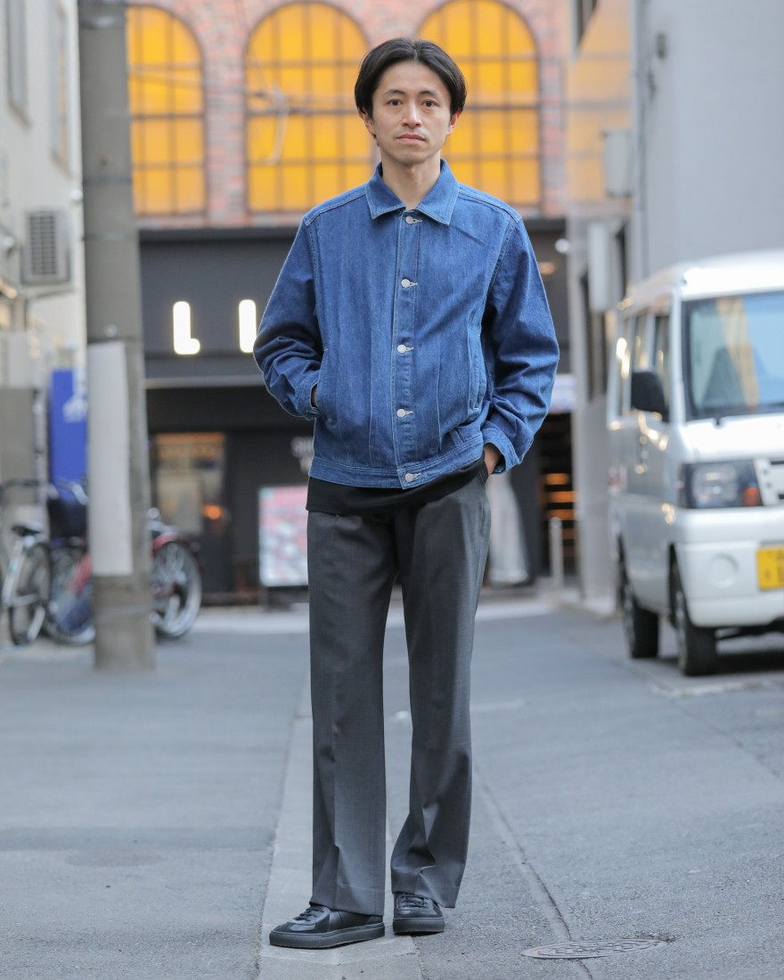 セルビッチライトデニムブルゾン【SELVEDGE LIGHT DENIM BLOUSON ...