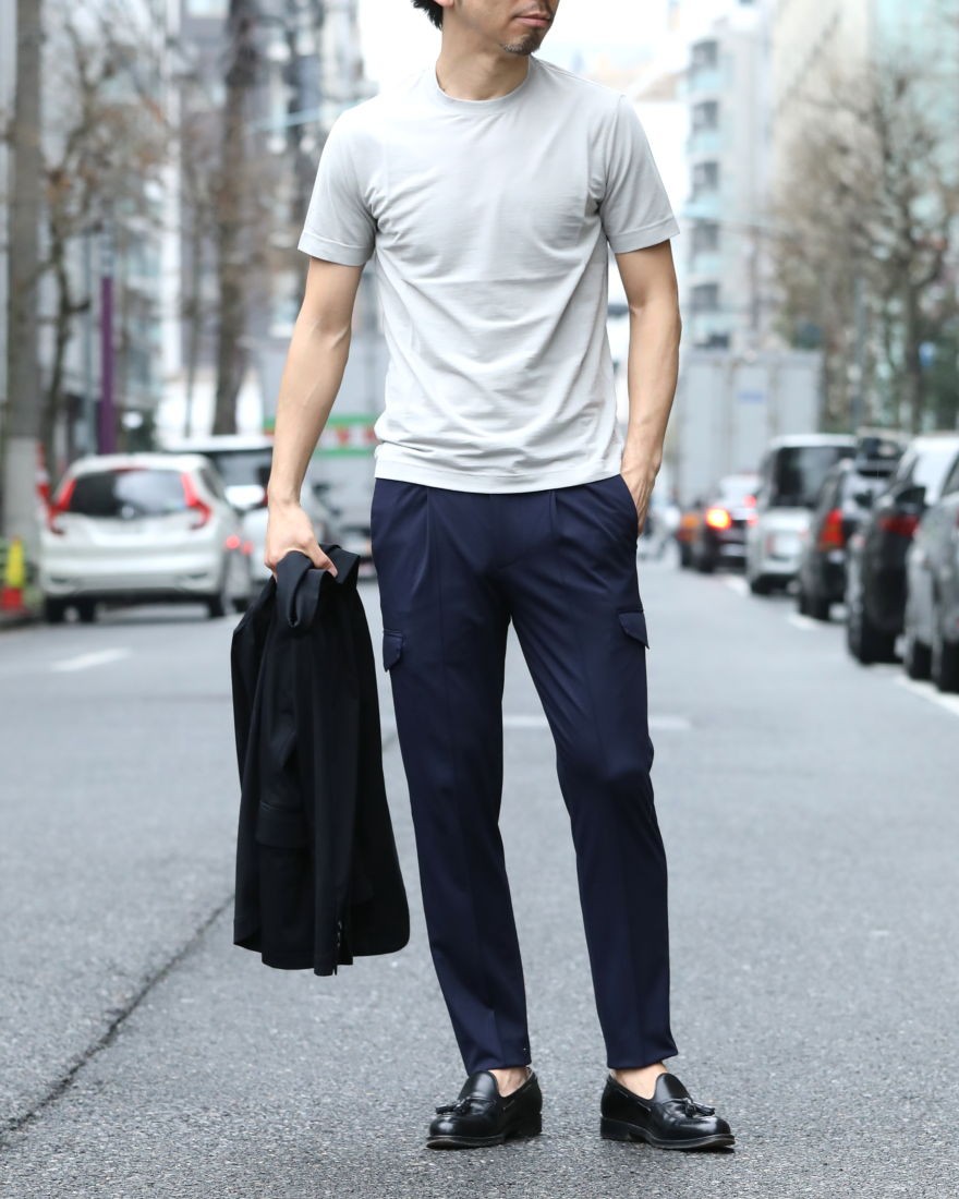 アイスコットン クルーネックteeシャツ Icecotton Zanone ザノーネ Tokyolife