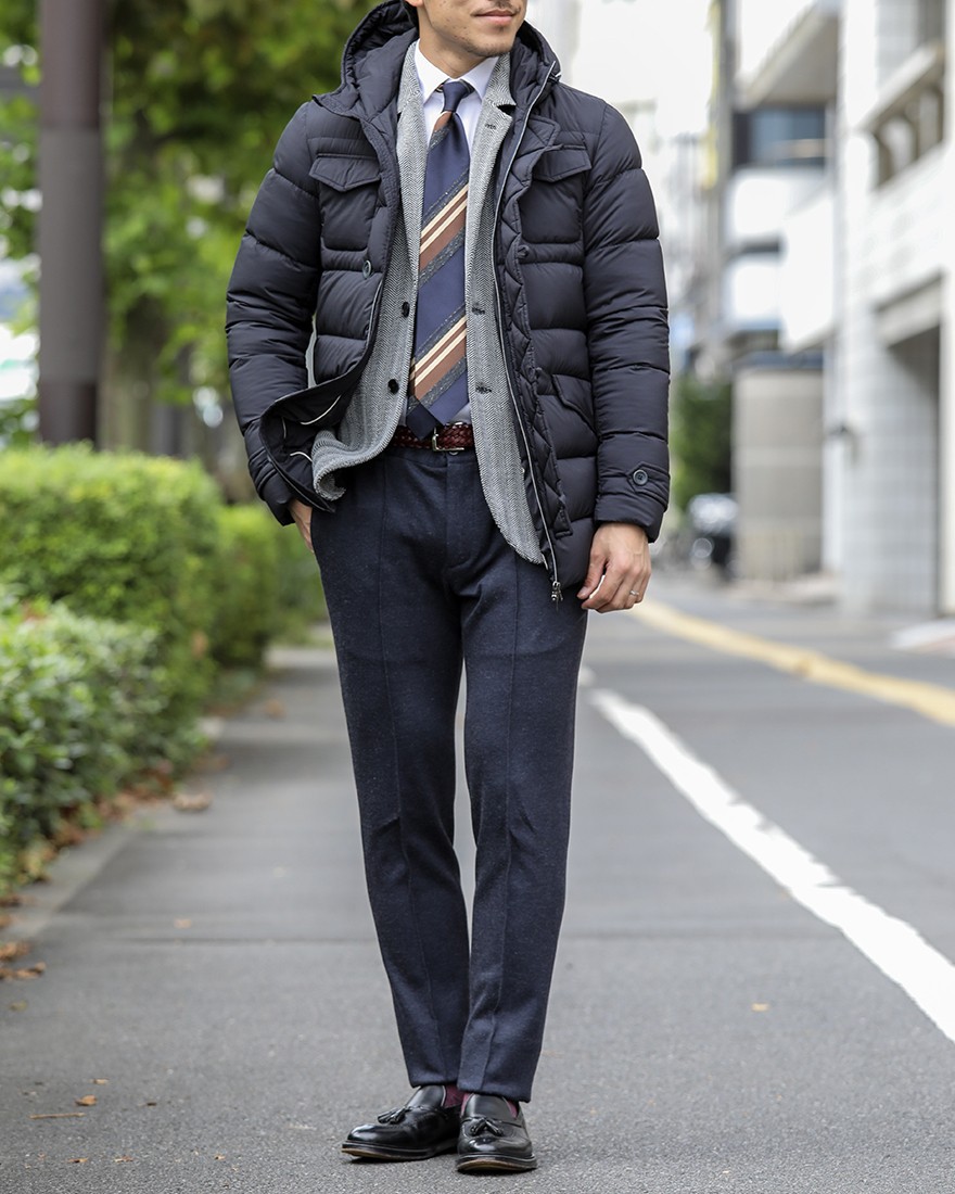 ビジネスで最も使えるhernoのミリタリーダウン Tokyolife ビジネスで最も使えるhernoのミリタリーダウン Tokyolife