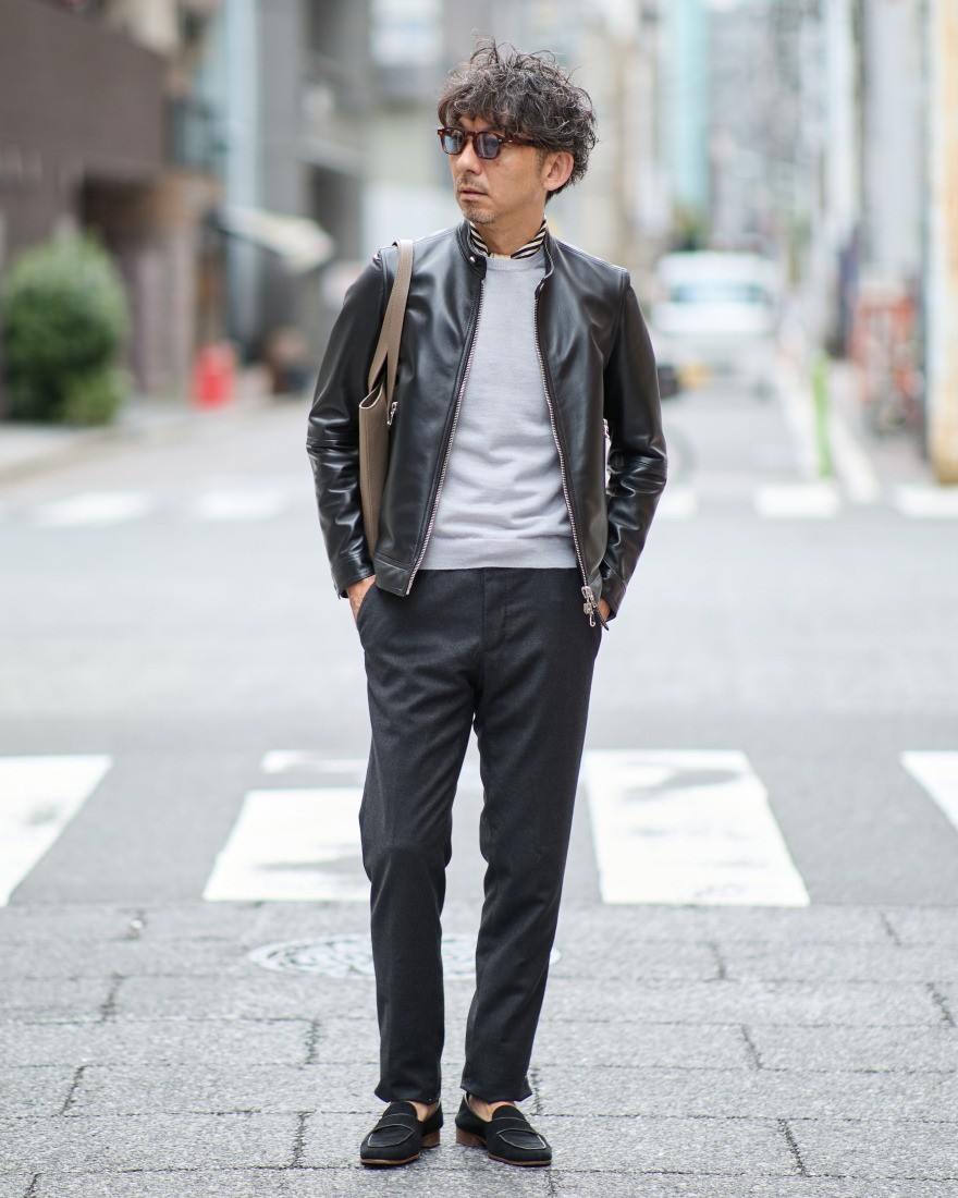 シュリンクレザー トートバッグ【BUSSE/LAGUN】｜CHAMBORD SELLIER