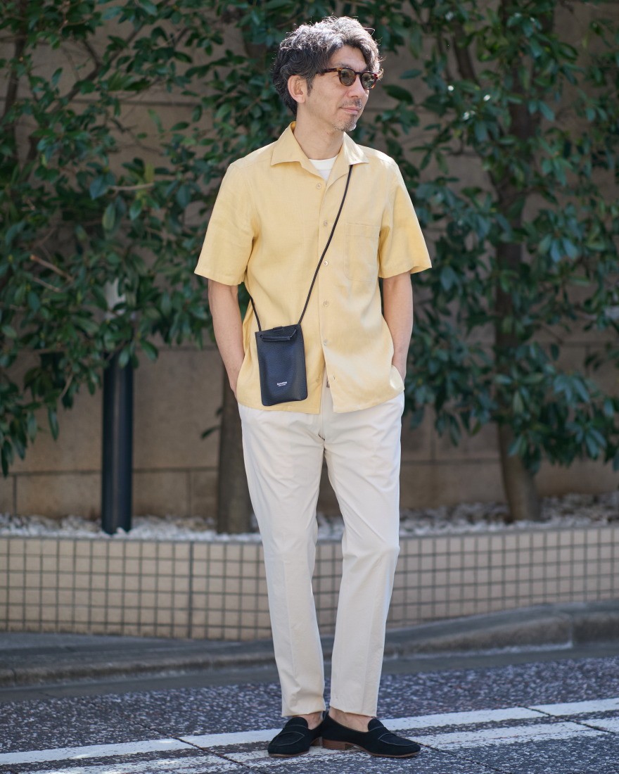 レザー スマートフォンポーチ【PIATTINA】｜Daniel&Bob（ダニエル